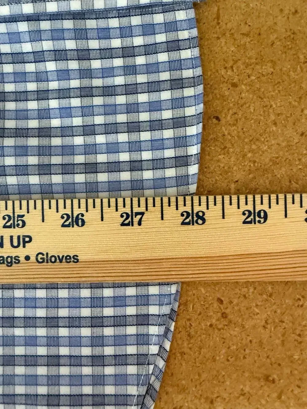 UNTUCKit Wrinkle Free Button Down Shirt Blue Plaid Large